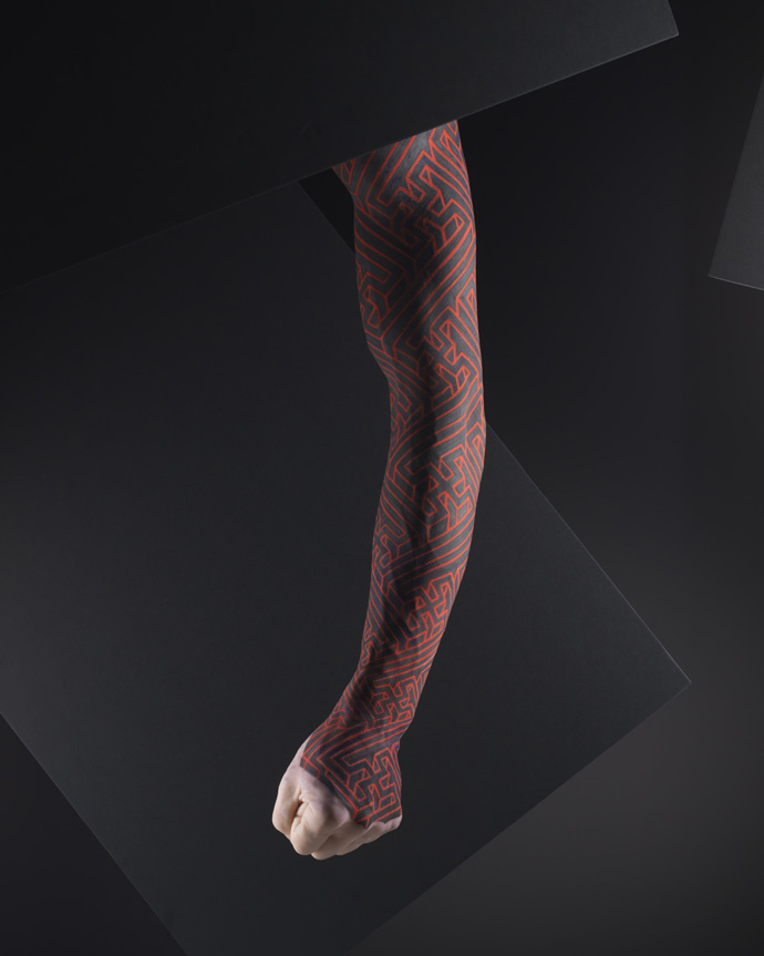 Tatuaggio su braccio maschile - © musée duquai-Branly - photo Thomas Duval