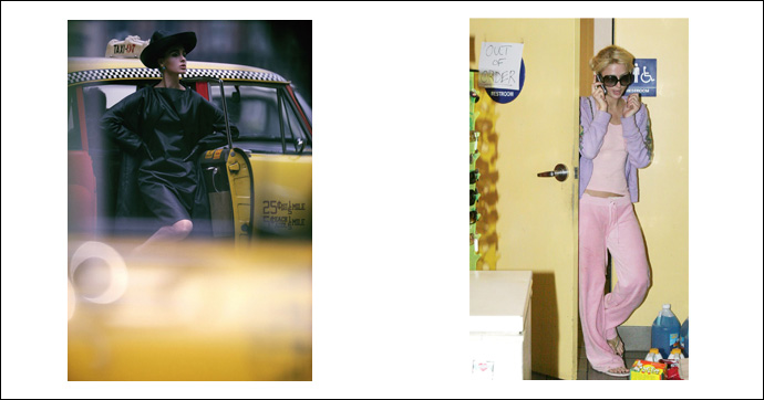 A sinistra © William Klein e, a destra, © Sébastien Valiela - Eyewitness