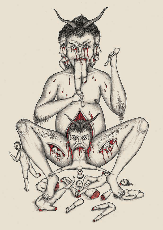Alice Richard aka Pole Ka, Lucifer (Dante’s Inferno Canto XXXIV)