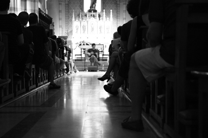 pienone in chiesa
