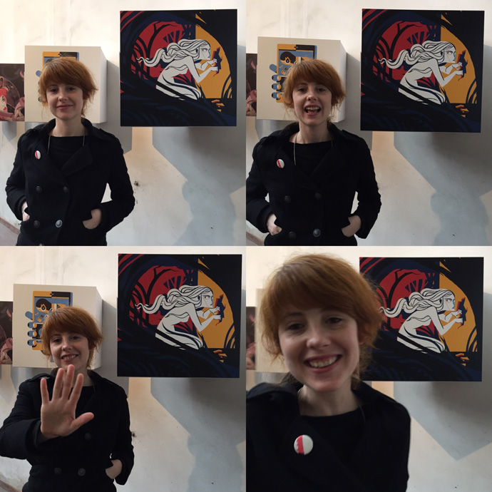 Rita Petruccioli e la sua illustrazione per il progetto "50x50x50"