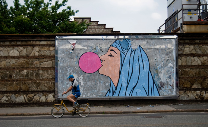 WK_BR1_Welcome big babol, poster on billboard, Turin, 2012_courtesy of the artist